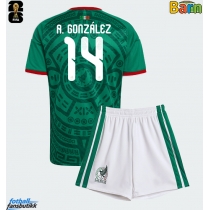 Mexico Armando Gonzalez #14 Hjemmedraktsett Barn VM 2026 Kortermet (+ Korte bukser)